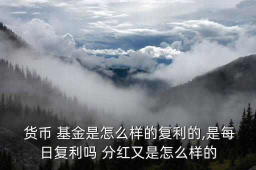  貨幣 基金是怎么樣的復(fù)利的,是每日復(fù)利嗎 分紅又是怎么樣的