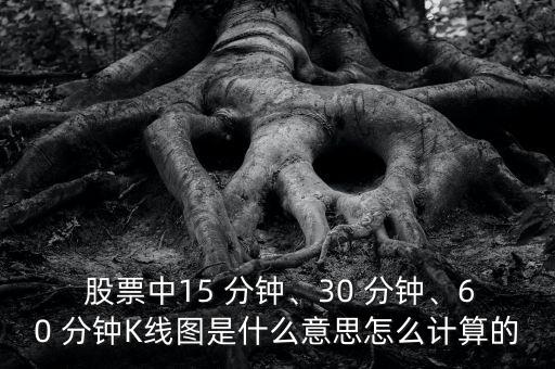  股票中15 分鐘、30 分鐘、60 分鐘K線圖是什么意思怎么計(jì)算的