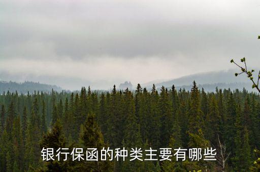 商業(yè)銀行開立的融資類保函包括