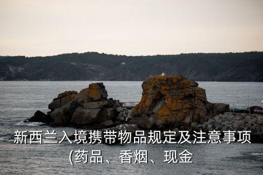  新西蘭入境攜帶物品規(guī)定及注意事項(藥品、香煙、現(xiàn)金