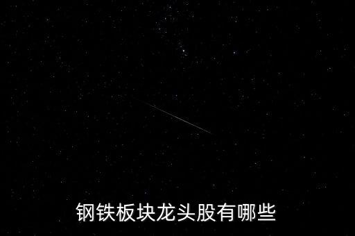 鋼鐵板塊龍頭股有哪些