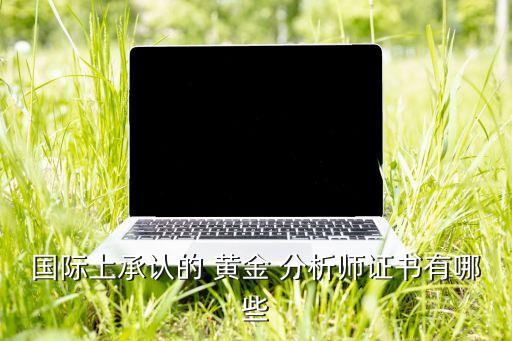 國(guó)際上承認(rèn)的 黃金 分析師證書(shū)有哪些