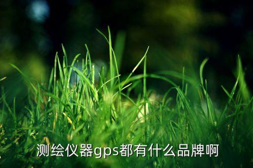  測繪儀器gps都有什么品牌啊